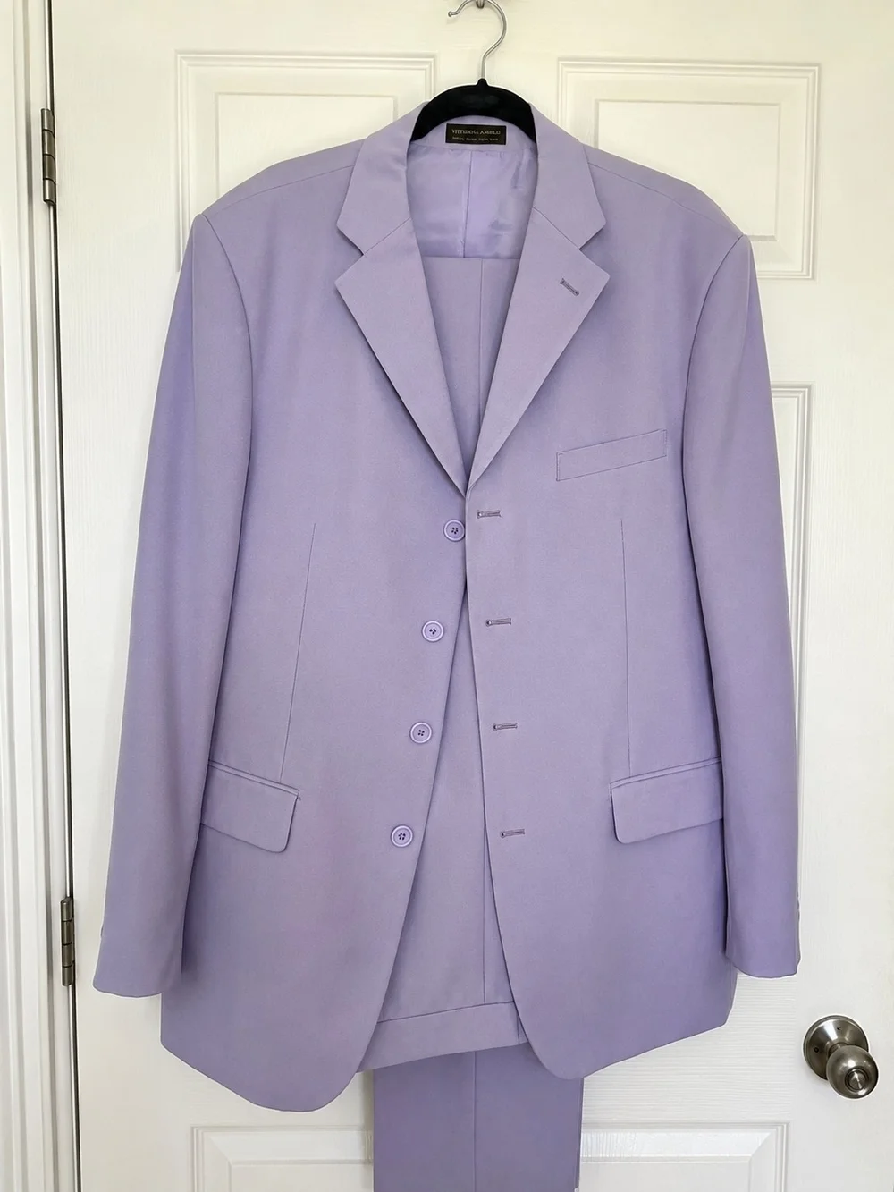 Rare Vittorio St. Angelo Lavender 2-Piece Men's Suit | Jacket & Pants